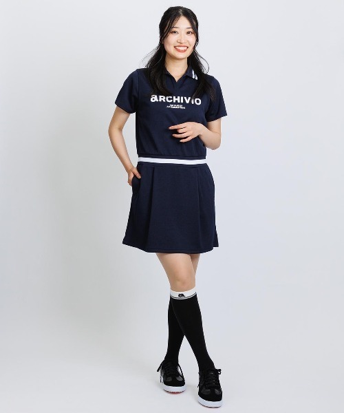 archivio（アルチビオ） ワンピース 「LADIES」リブ切替UVスムース