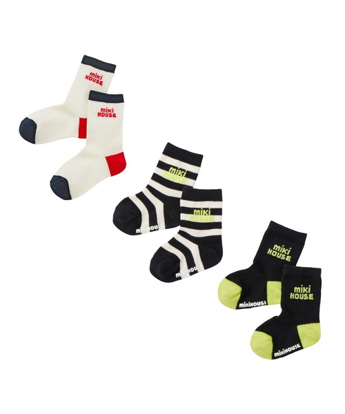 HYSTERIC MINI（ヒステリックミニ） 靴下 STANDARD MINI＆BOX LOGO 3P