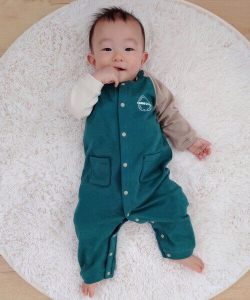 ツーウェイオール 白（ベビー用ロンパース、カバーオール）｜ベビー服