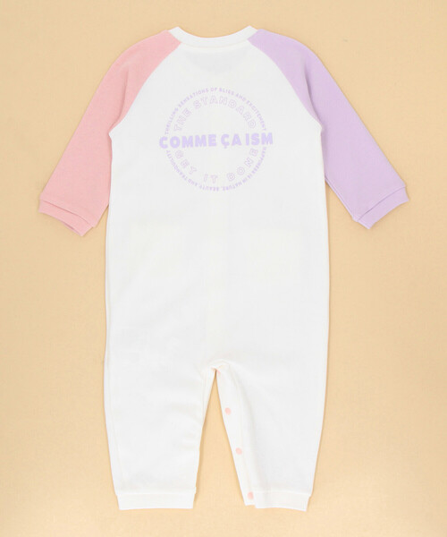 ツーウェイオール 白（ベビー用ロンパース、カバーオール）｜ベビー服
