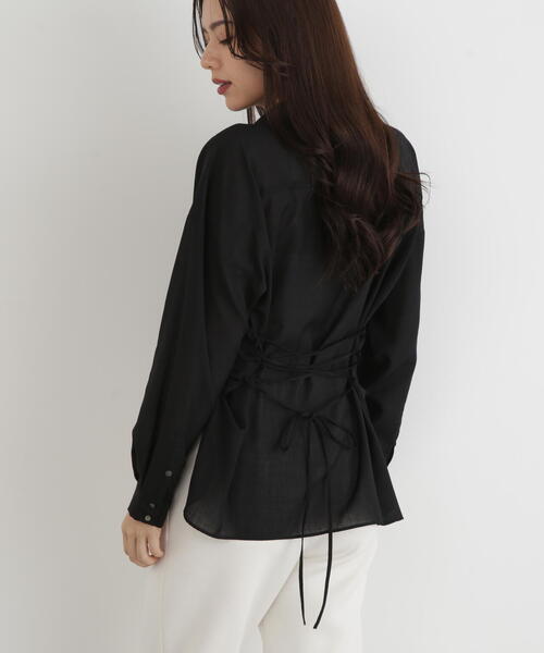 ピンキー＆ダイアン（PINKY&DIANNE）/◆バックレースアップシャツ PINKY&DIANNE（ピンキー アンド ダイアン） ブラウス シャツ バック