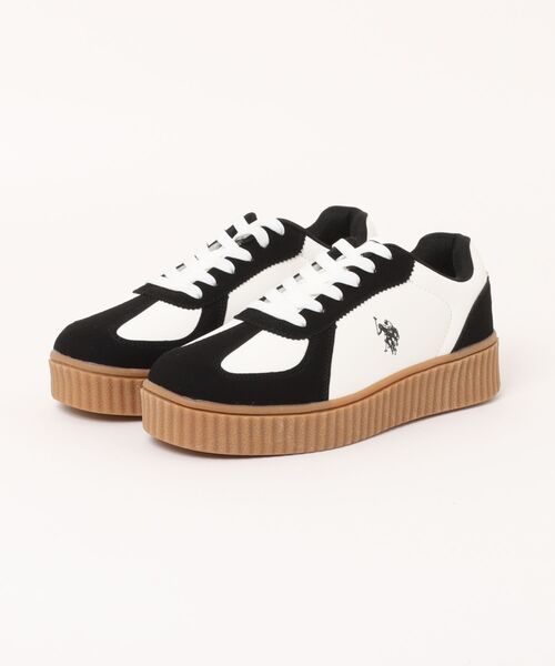 【WHBE】【U.S.POLO.ASSN】厚底スニーカー GeeRA｜【U.S.POLO.ASSN】厚底スニーカー | Rakuten Fashion(楽天