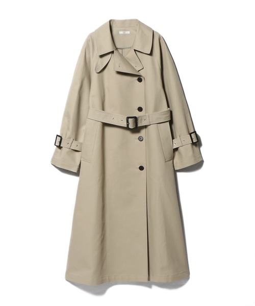 ESTNATION（エストネーション） ステンカラーコート 38 ベージュ