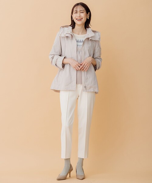 「組曲」 ブルゾン 6 ベージュ レディース_画像3