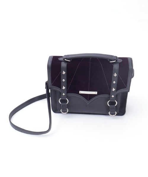 R.P.D. 3WAYショルダーバッグ ブラック NIBBLE POISON（ニブルポイズン） ショルダーバッグ バッグ コウモリ