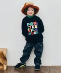 トレーナー 3柄グラフィックトレーナー キッズ...の詳細画像1