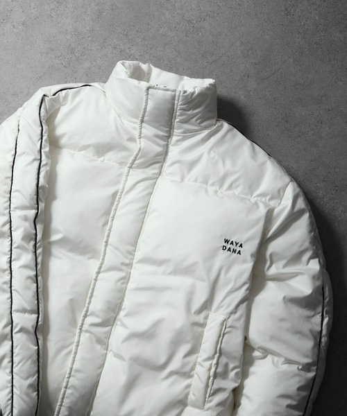 dlo ホワイト ジッパー付きジャケットM ZIP FIVE（ジップ ファイブ） ブルゾン MEDIUM ホワイト レディース