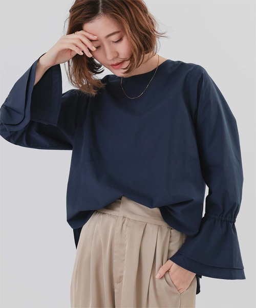 ur's（ユアーズ） ブラウス シャツ レイヤードスリーブブラウス