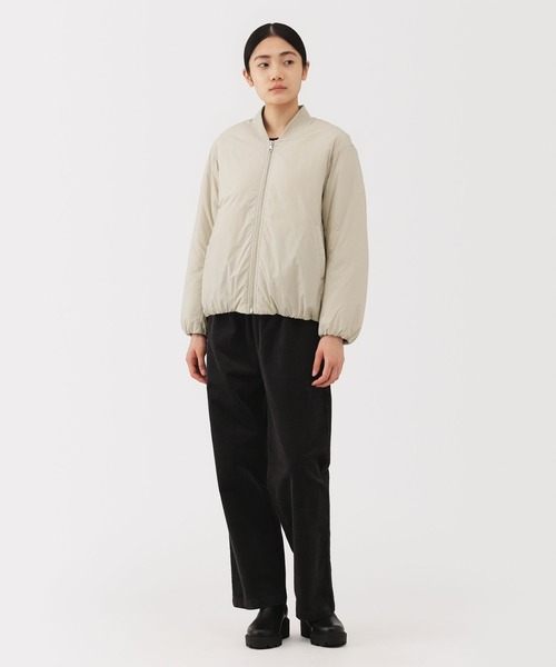 無印良品（MUJI） ブルゾン アウター 婦人 ふんわり中わた ブルゾン