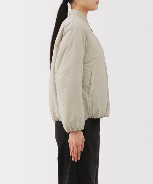 【美品✨近年】 MHL 中わた入り ジャケット ノーカラー ブルゾン MARGARET HOWELL - 最終値下 MHL,MARGARET HOWELL ノーカラーブルゾン