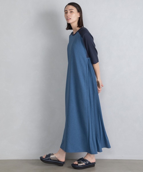 「MARECHAL TERRE」 半袖ワンピース MEDIUM モカ レディース_画像7