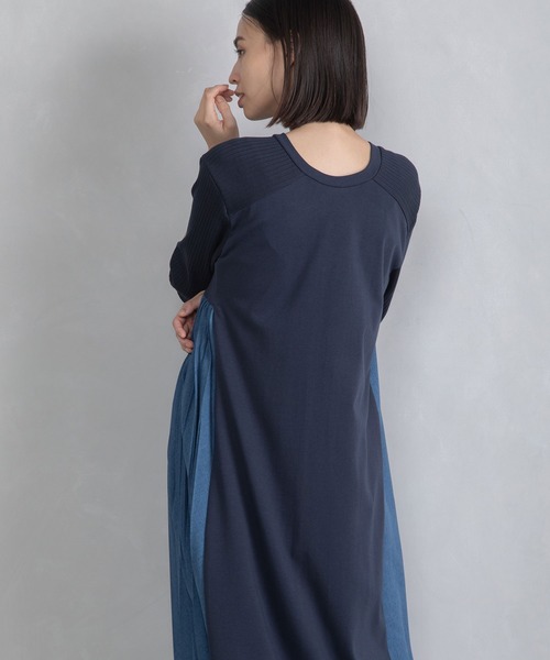 「MARECHAL TERRE」 半袖ワンピース MEDIUM モカ レディース_画像9