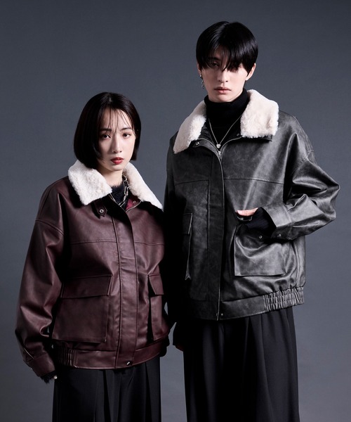 Ellno Loset（エルノロゼット） ブルゾン アウター 2wayエリファー合