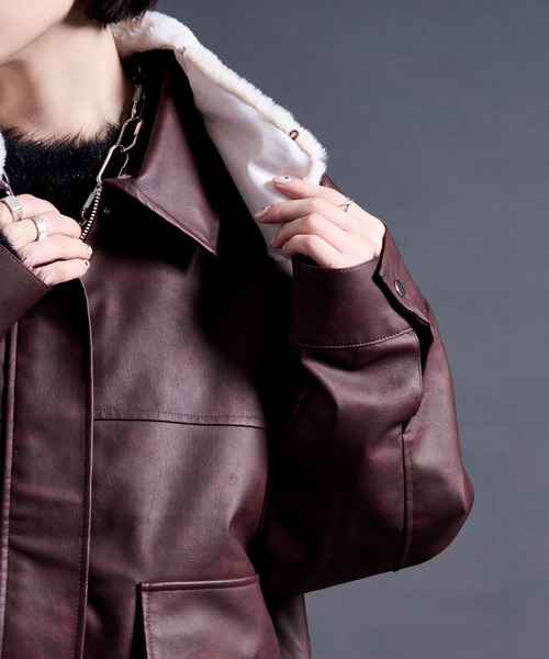 Ellno Loset（エルノロゼット） ブルゾン アウター 2wayエリファー合