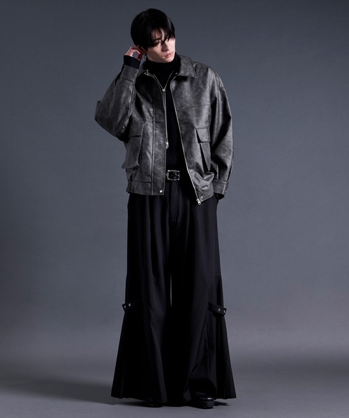 Ellno Loset（エルノロゼット） ブルゾン アウター 2wayエリファー合