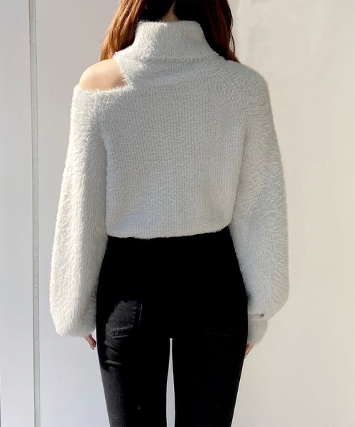 「ROYAL PARTY」 タートルネックニット FREE ブルー レディース_画像8