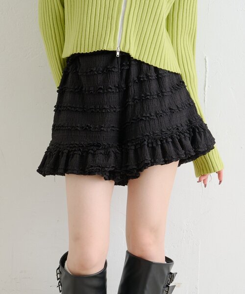 w closet（ダブルクローゼット） パンツ フリルショートパンツ