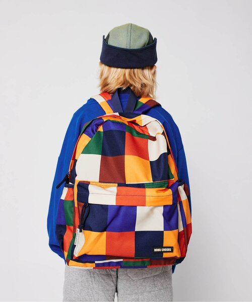 BOBO CHOSES カラフルリュック BOBO CHOSES（ボボショーズ） リュック Multicolor Tiles school bag