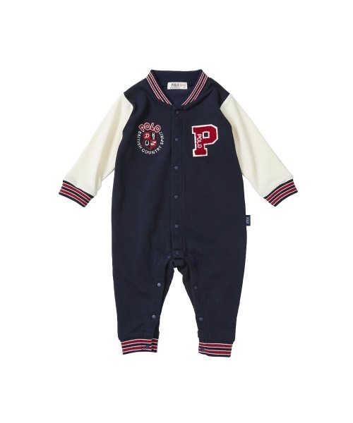 POLO BCS（ポロ・ビーシーエス） ベビー服 ロンパース スタジャン風