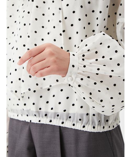 Mila Owen（ミラオーウェン） ブラウス シャツ ボウタイシアーブラウス