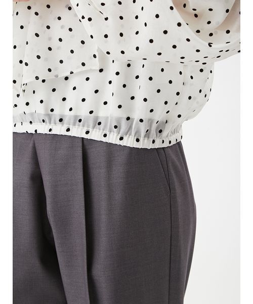 Mila Owen（ミラオーウェン） ブラウス シャツ ボウタイシアーブラウス