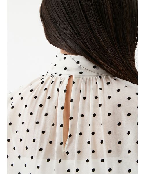 Mila Owen（ミラオーウェン） ブラウス シャツ ボウタイシアーブラウス