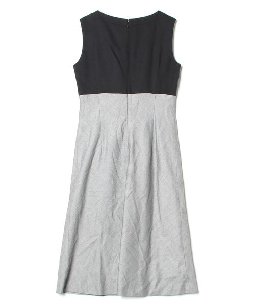 「MELROSE claire」 レースノースリーブワンピース 3 グレー レディース_画像2