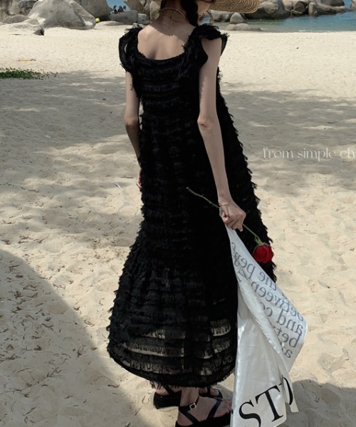 「N.s」 半袖ワンピース FREE アイボリー レディース_画像2