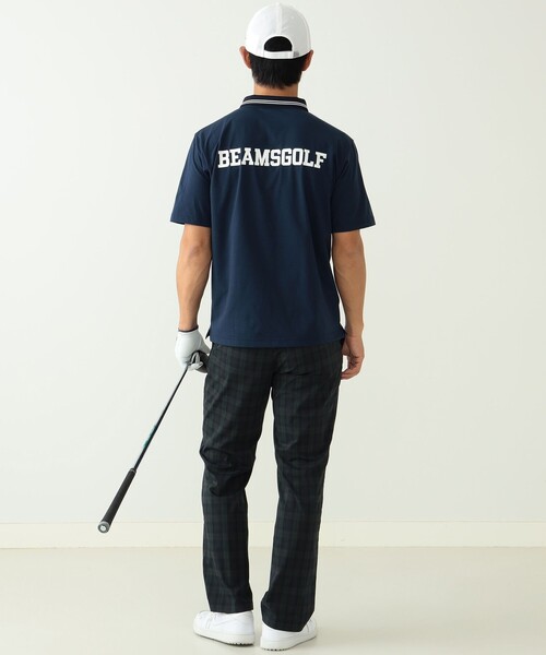 BEAMS GOLF（ビームス ゴルフ） 半袖ポロシャツ L ネイビー メンズ