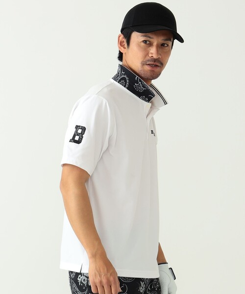BEAMS GOLF（ビームス ゴルフ） 半袖ポロシャツ L ネイビー メンズ