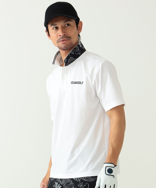 BEAMS GOLF（ビームス ゴルフ） 半袖ポロシャツ L ネイビー メンズ