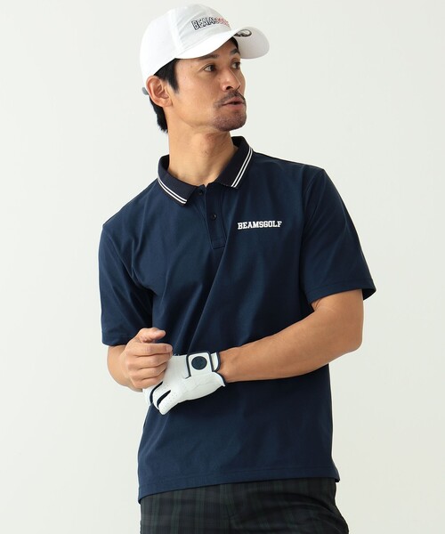 BEAMS GOLF ネイビー ポロシャツ 半袖 BEAMS GOLF（ビームス ゴルフ） 半袖ポロシャツ L ネイビー メンズ