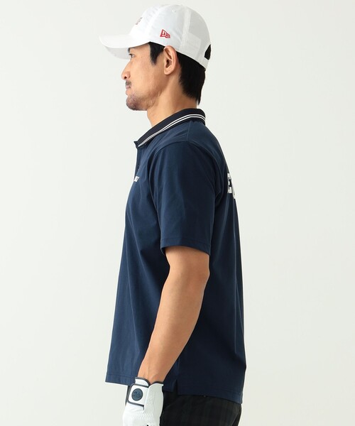 BEAMS GOLF（ビームス ゴルフ） 半袖ポロシャツ L ネイビー メンズ