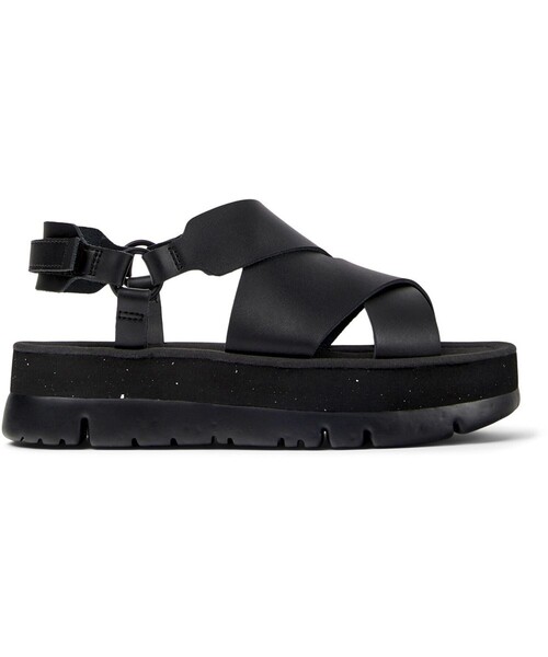 「CAMPER」 フラットサンダル 23.0cm ブラック レディース_画像2