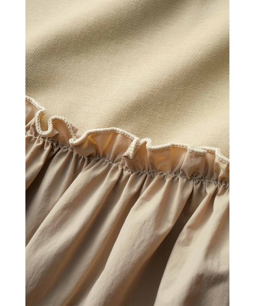 「Live in comfort」 7分袖カットソー 4L チャコールグレー レディース_画像5