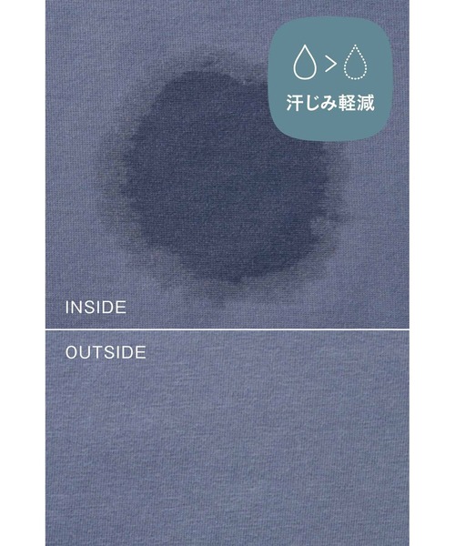 「Live in comfort」 7分袖カットソー 4L チャコールグレー レディース_画像6