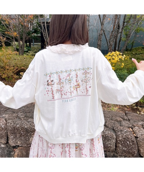 PINK HOUSE（ピンクハウス） カーディガン フリー アイボリー