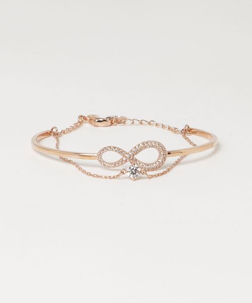 Swarovski ピンクゴールドブレスレット SWAROVSKI（スワロフスキー） ブレスレット FREE ピンクゴールド