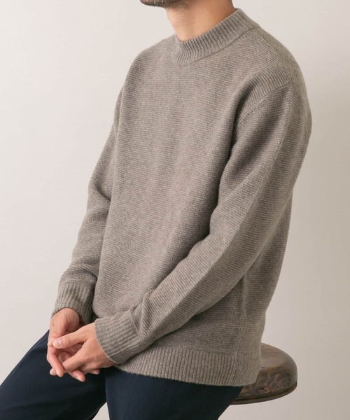 「URBAN RESEARCH ROSSO MEN」 長袖ニット MEDIUM ライトブラウン メンズ_画像2