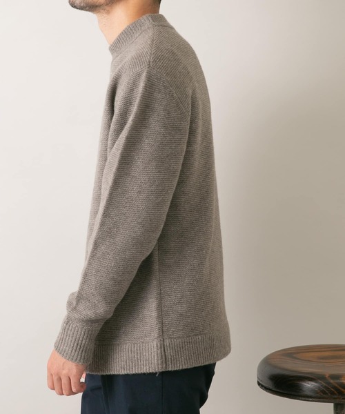 「URBAN RESEARCH ROSSO MEN」 長袖ニット MEDIUM ライトブラウン メンズ_画像6
