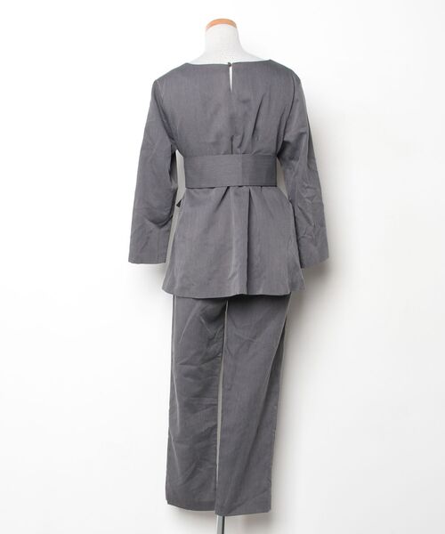「DRESS LAB」 セットアップ L グレー レディース_画像2