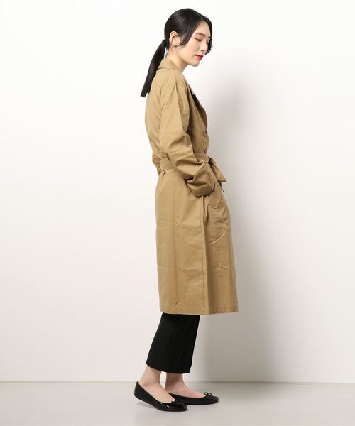 「Rydia」 トレンチコート M カーキ レディース_画像2