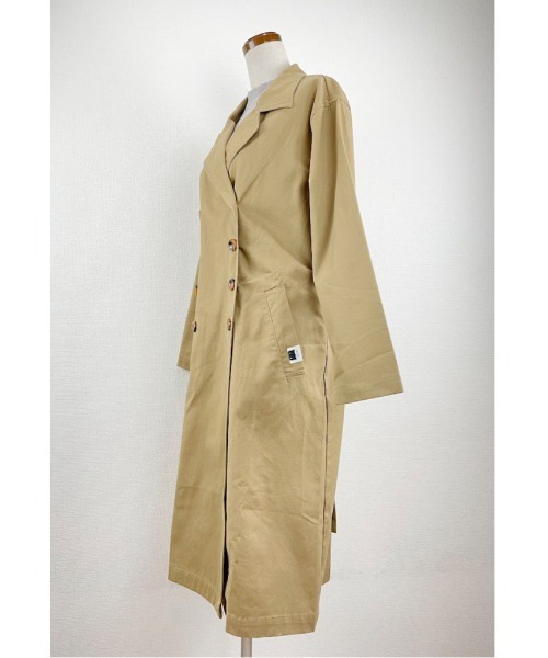 「Rydia」 トレンチコート M カーキ レディース_画像4