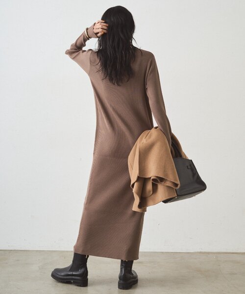 Loungedress（ラウンジドレス） ワンピース リブニットワンピース