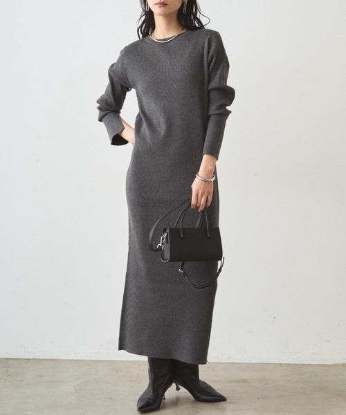 Loungedress（ラウンジドレス） ワンピース リブニットワンピース