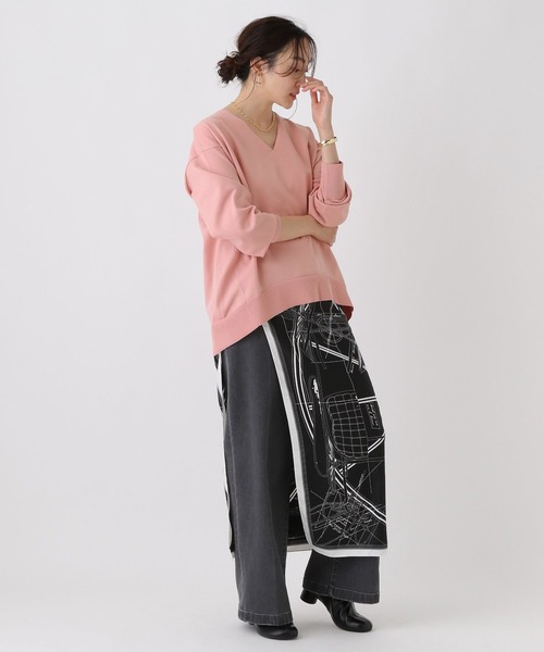 「Elura」 長袖ニット FREE ライトベージュ レディース_画像8