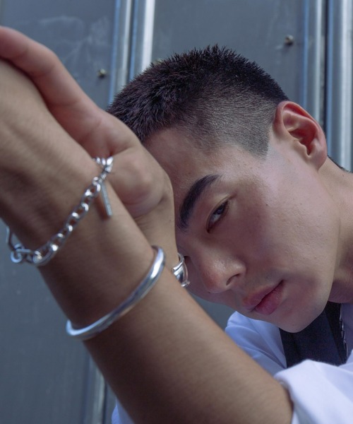 「Nothing And Others」 バングル FREE シルバー メンズ_画像7