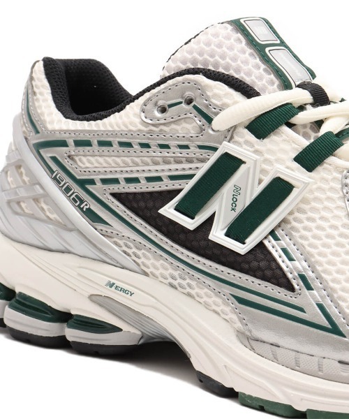 「New Balance」 ローカットスニーカー 25.5cm グリーン メンズ_画像2