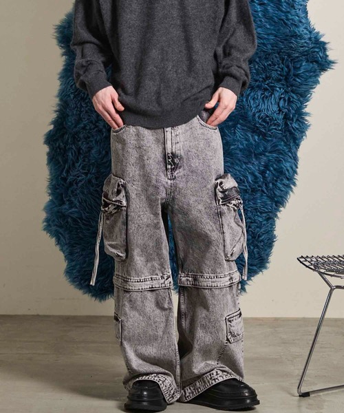 MAISON SPECIAL（メゾンスペシャル） デニムパンツ 1 ホワイト メンズ