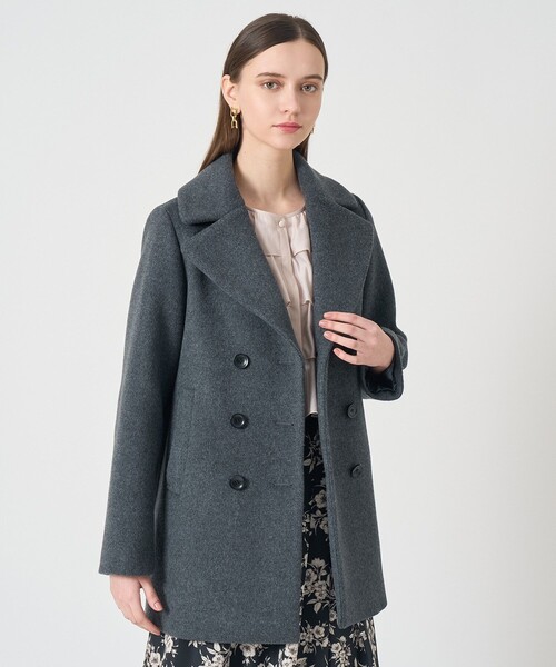 ANAYI（アナイ） ピーコート pコート ラムウールビーバーPコート